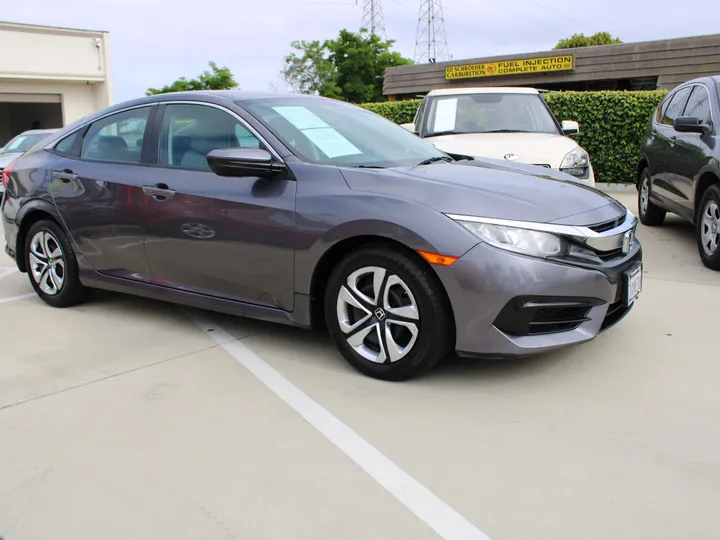 GRAY, 2016 HONDA CIVIC Image 7