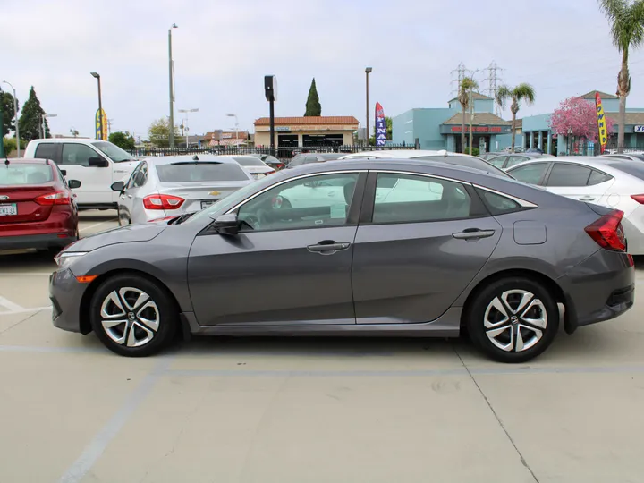 GRAY, 2016 HONDA CIVIC Image 8