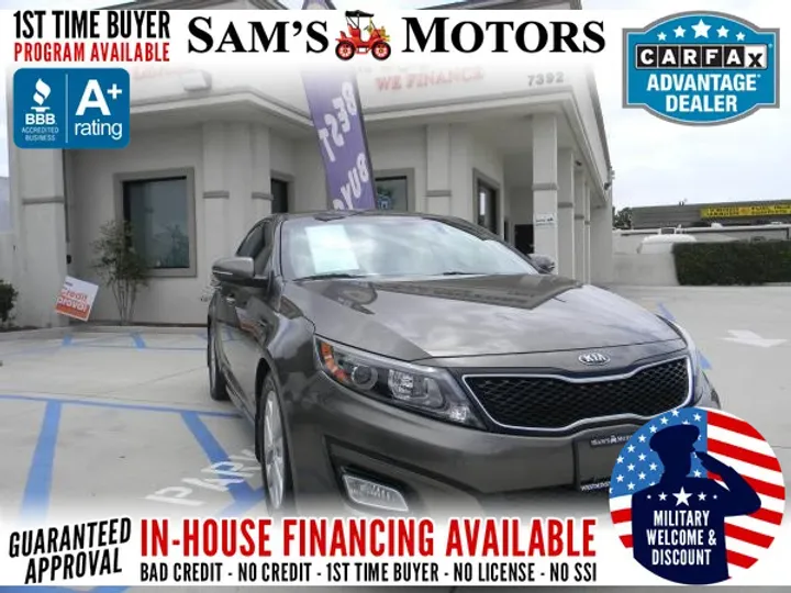 GRAY, 2014 KIA OPTIMA Image 1