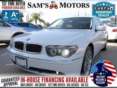 WHITE PEARL, 2005 BMW 7 SERIES Image 