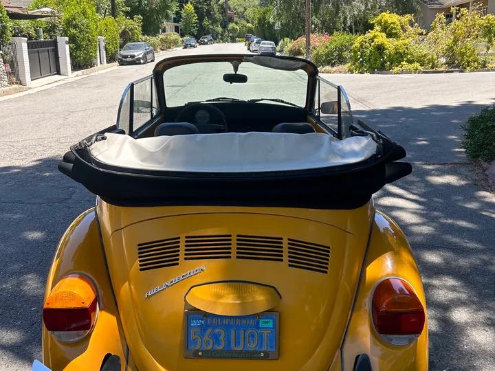 YELLOW, 1978 VOLKSWAGEN BEETLE Image 5