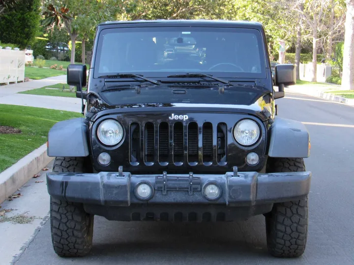 BLACK, 2014 JEEP WRANGLER Image 2