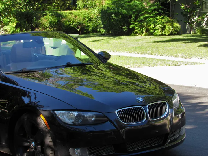 BLACK, 2008 BMW 3 SERIES Image 4