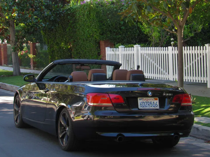 BLACK, 2008 BMW 3 SERIES Image 7