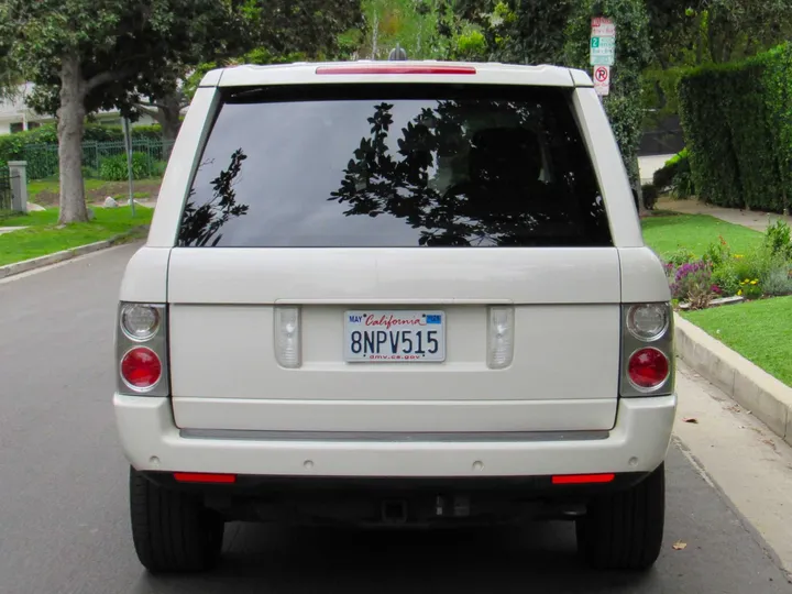 WHITE, 2008 LAND ROVER RANGE ROVER Image 5