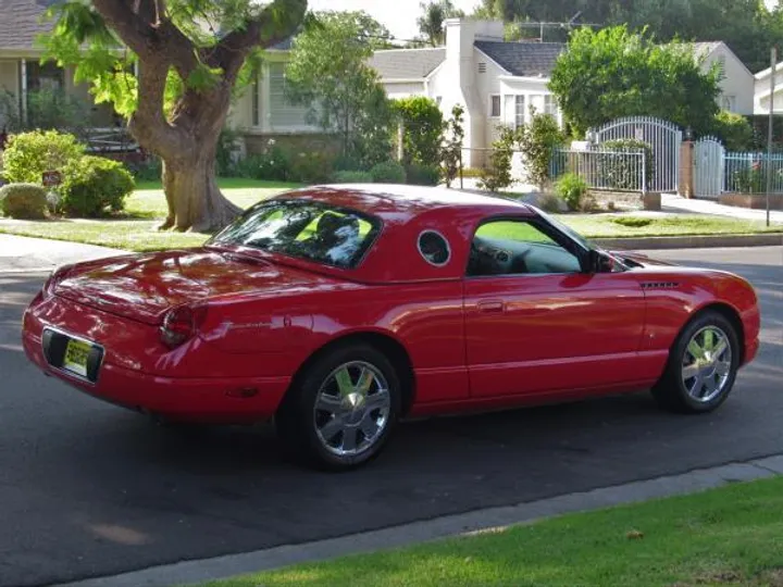 RED, 2003 FORD THUNDERBIRD Image 5