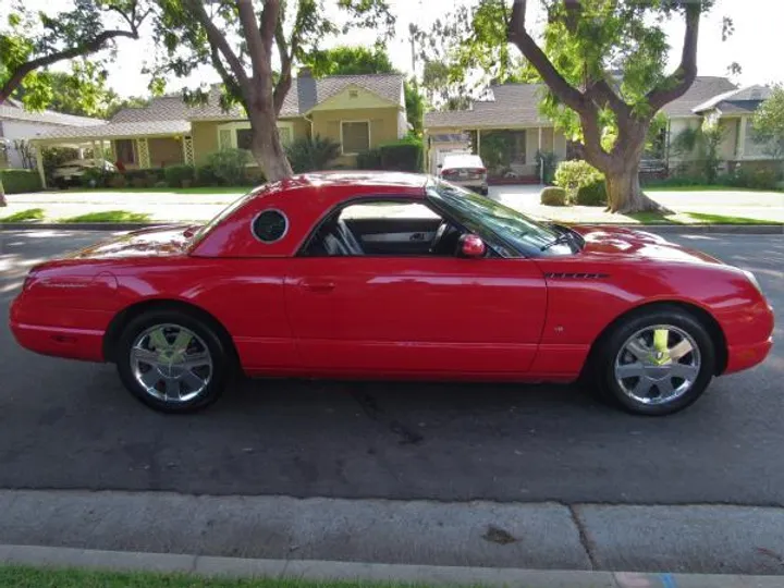 RED, 2003 FORD THUNDERBIRD Image 6