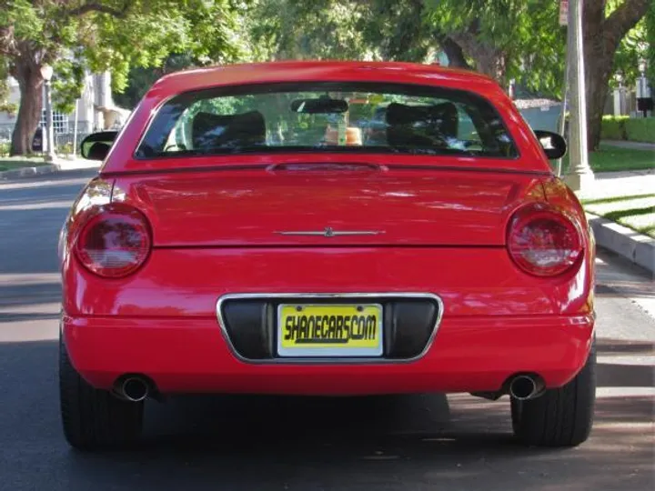 RED, 2003 FORD THUNDERBIRD Image 4