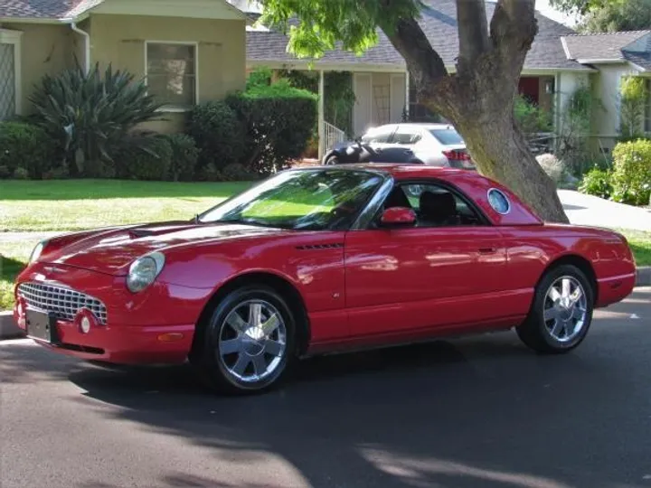 RED, 2003 FORD THUNDERBIRD Image 1