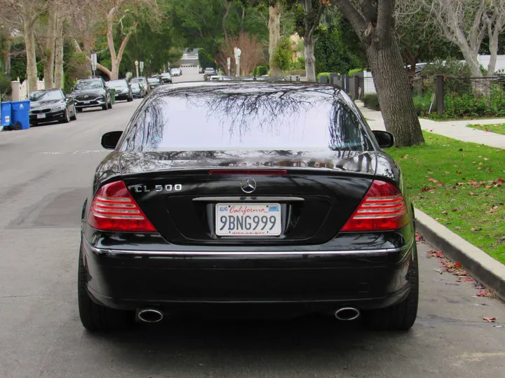 BLACK, 2005 MERCEDES-BENZ CL-CLASS Image 4