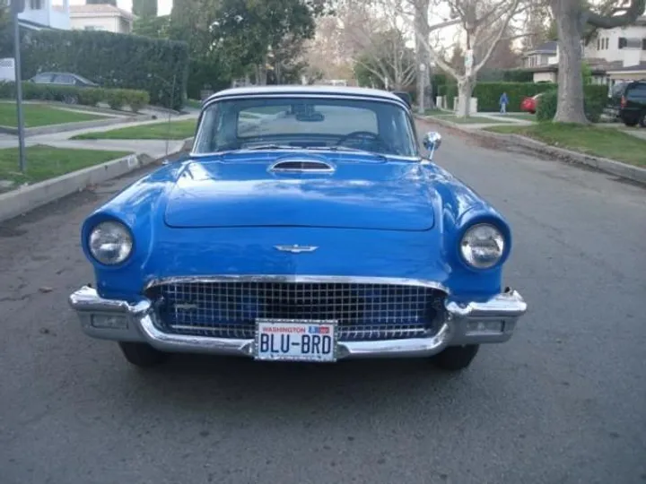 BLUE, 1957 FORD THUNDERBIRD Image 3