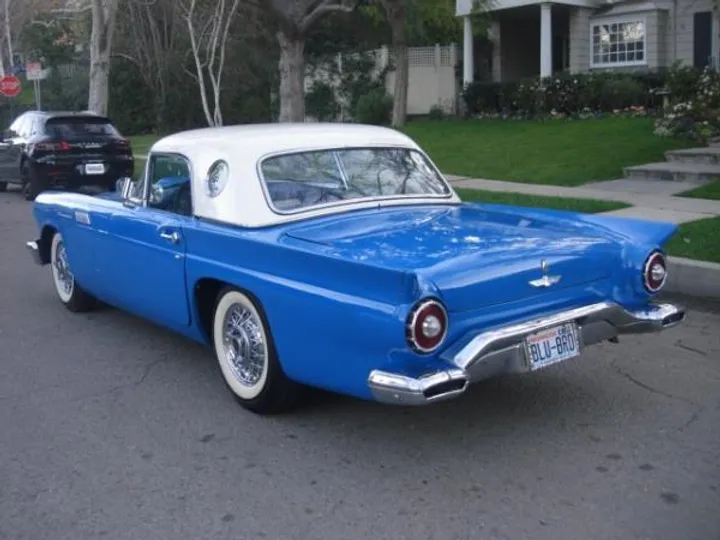 BLUE, 1957 FORD THUNDERBIRD Image 8