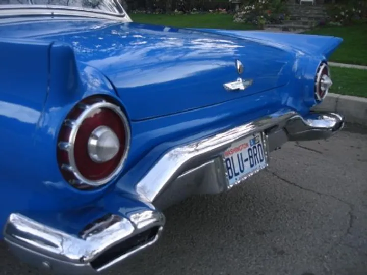 BLUE, 1957 FORD THUNDERBIRD Image 11