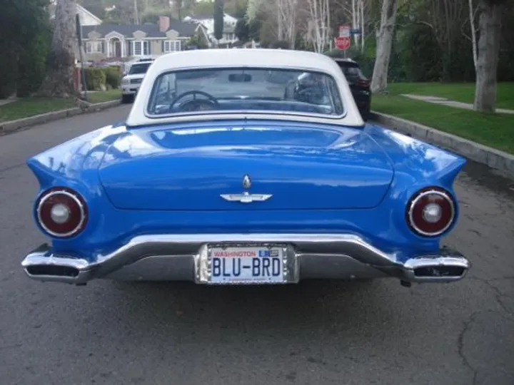 BLUE, 1957 FORD THUNDERBIRD Image 7