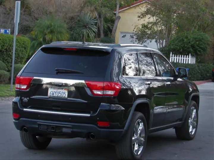 BLACK, 2012 JEEP GRAND CHEROKEE Image 6