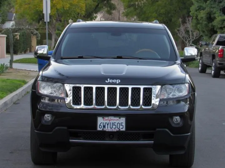 BLACK, 2012 JEEP GRAND CHEROKEE Image 2