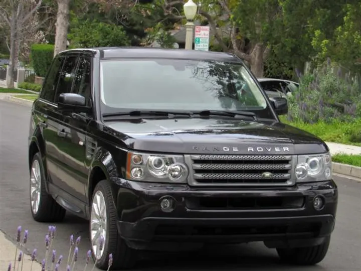 DARK PURPLE, 2009 LAND ROVER RANGE ROVER SPORT Image 3