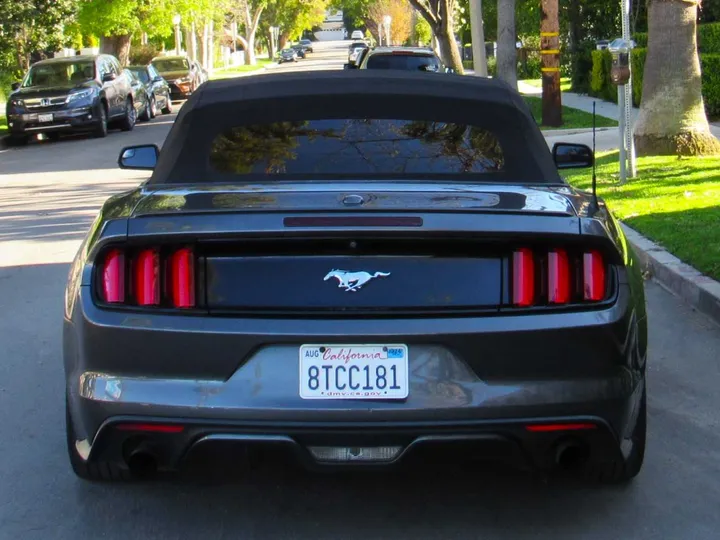 GREY, 2017 FORD MUSTANG Image 10