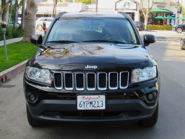 BLACK, 2012 JEEP COMPASS Image 2