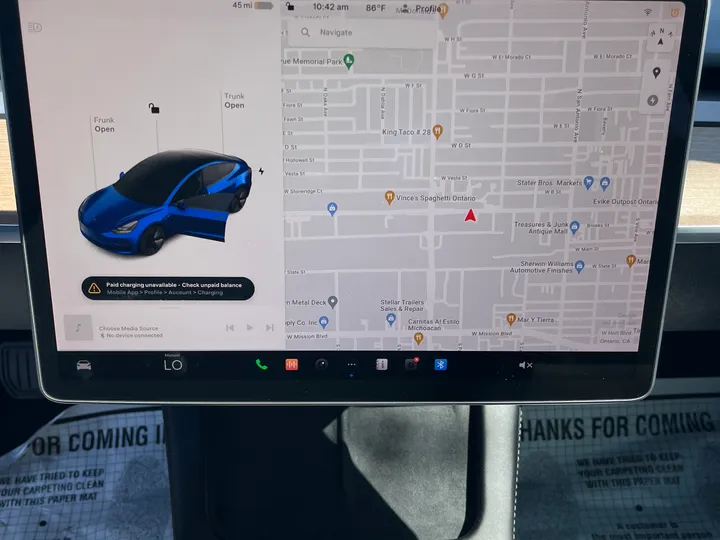 BLUE, 2023 TESLA MODEL 3 Image 42