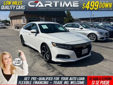 WHITE, 2018 HONDA ACCORD SPORT Image 