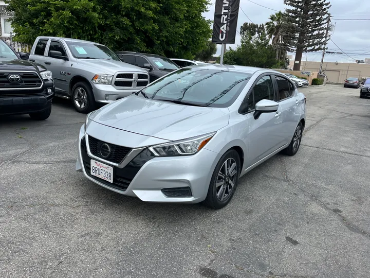 SILVER, 2020 NISSAN VERSA SV Image 8