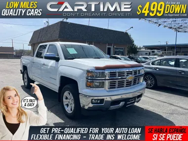 WHITE, 2015 CHEVROLET SILVERADO 1500 CREW CAB Z71 LTZ 4WD Image 