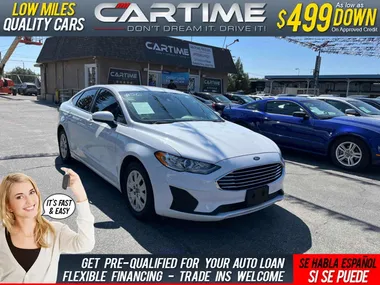 WHITE, 2019 FORD FUSION Image 4