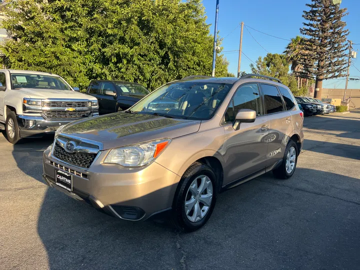 BEIGE, 2015 SUBARU FORESTER PREMIUM Image 7