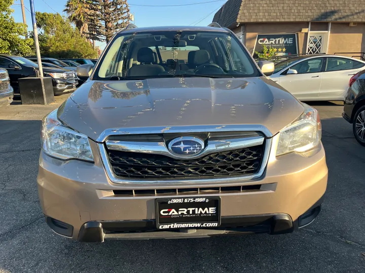 BEIGE, 2015 SUBARU FORESTER PREMIUM Image 10