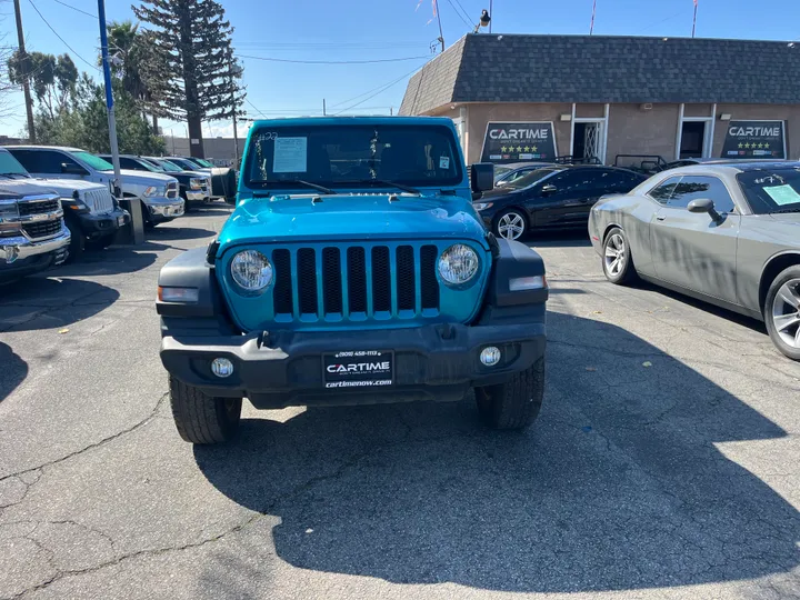 BLUE, 2020 JEEP WRANGLER UNLIMITED Image 5