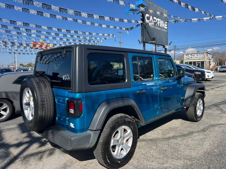 BLUE, 2020 JEEP WRANGLER UNLIMITED Image 11