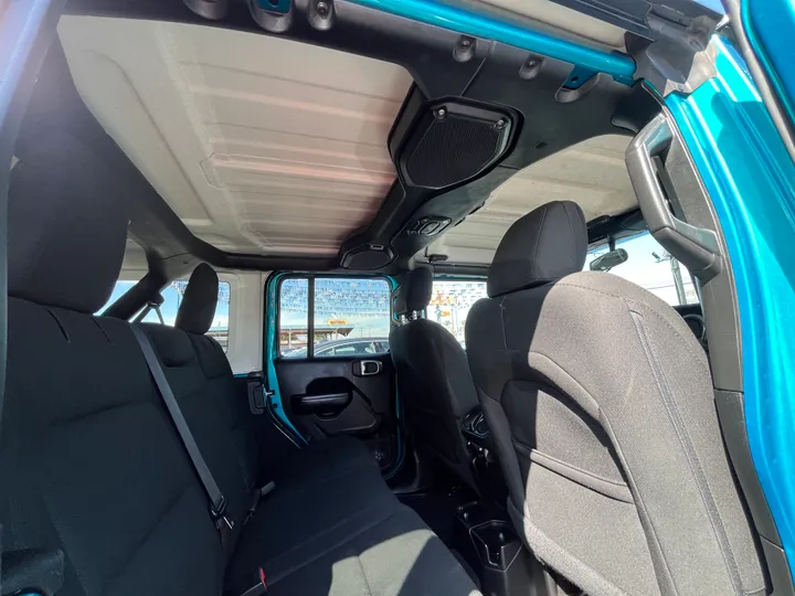 TURQUOISE, 2020 JEEP WRANGLER UNLIMITED S Image 49