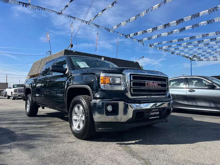 BLACK, 2015 GMC SIERRA 1500 CREW CAB 4WD Z71 Image 3