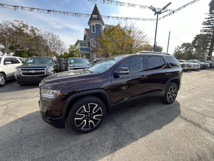 BURGUNDY, 2021 GMC ACADIA SLT Image 14