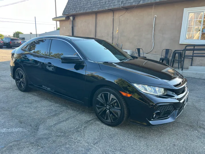 BLACK, 2018 HONDA CIVIC Image 3