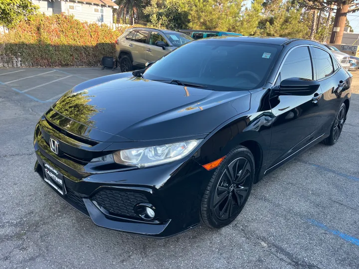 BLACK, 2018 HONDA CIVIC Image 10