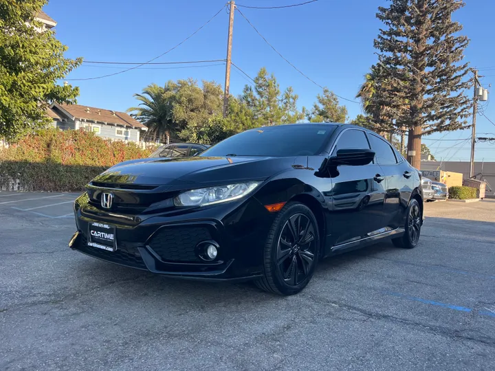 BLACK, 2018 HONDA CIVIC Image 11