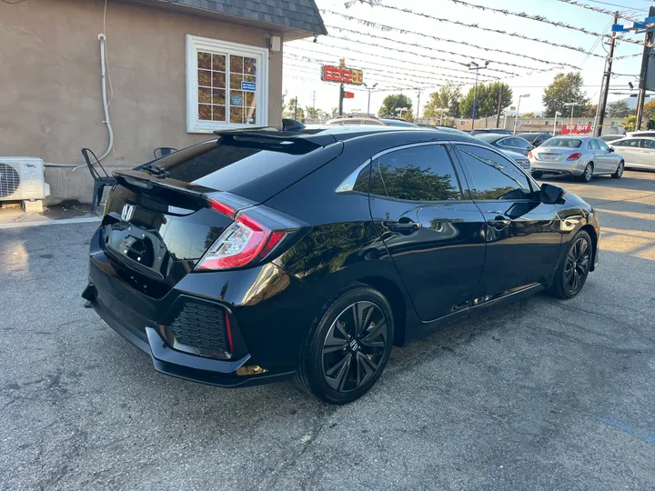 BLACK, 2018 HONDA CIVIC Image 13