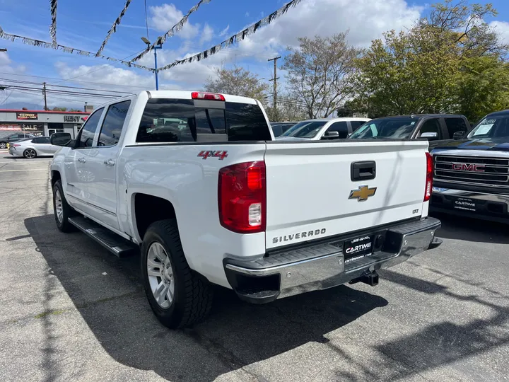 WHITE, 2017 CHEVROLET SILVERADO 1500 CREW CAB Z71 LTZ 4WD Image 16