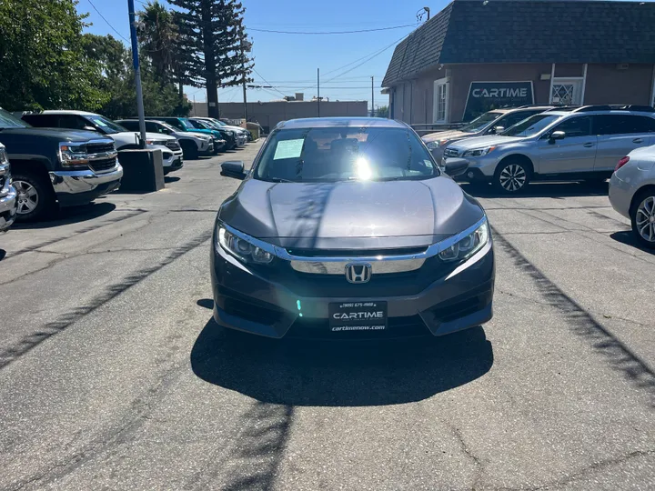 GRAY, 2017 HONDA CIVIC Image 5