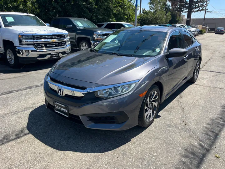 GRAY, 2017 HONDA CIVIC Image 6