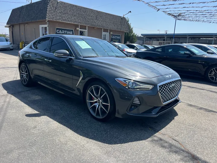 GRAY, 2019 GENESIS G70 3.3T ADVANCED Image 2