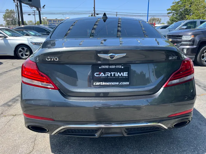 GRAY, 2019 GENESIS G70 3.3T ADVANCED Image 15