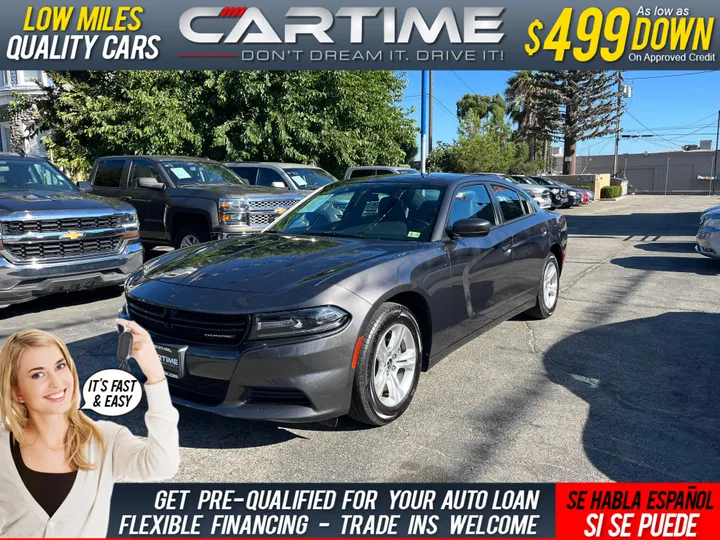 GREY, 2021 DODGE CHARGER Image 1