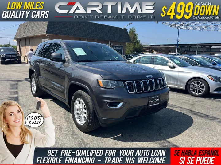 GRAY, 2019 JEEP GRAND CHEROKEE Image 1