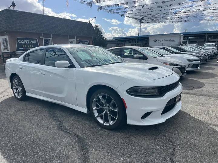 WHITE, 2021 DODGE CHARGER Image 2