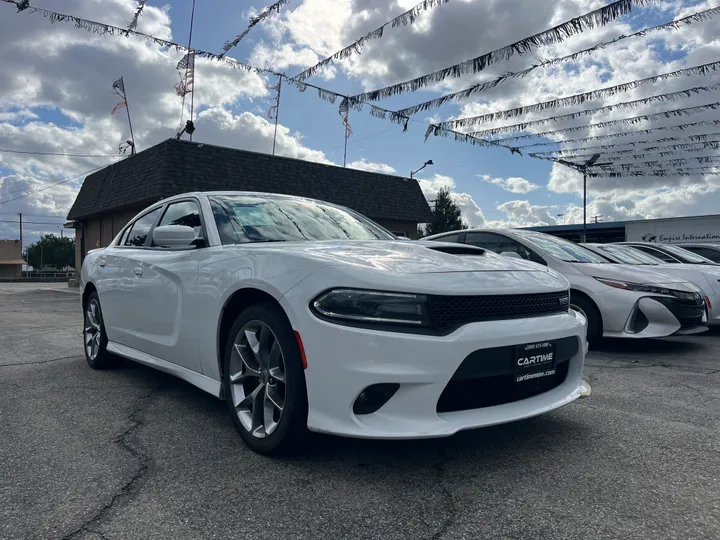 WHITE, 2021 DODGE CHARGER Image 3