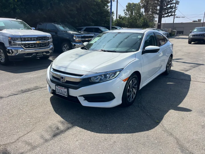 WHITE, 2016 HONDA CIVIC EX Image 6