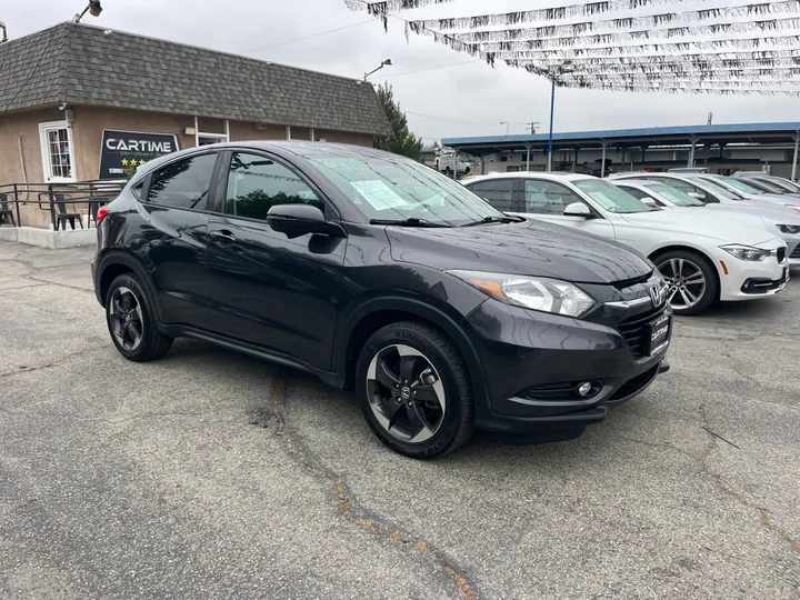 GRAY, 2018 HONDA HR-V EX Image 2